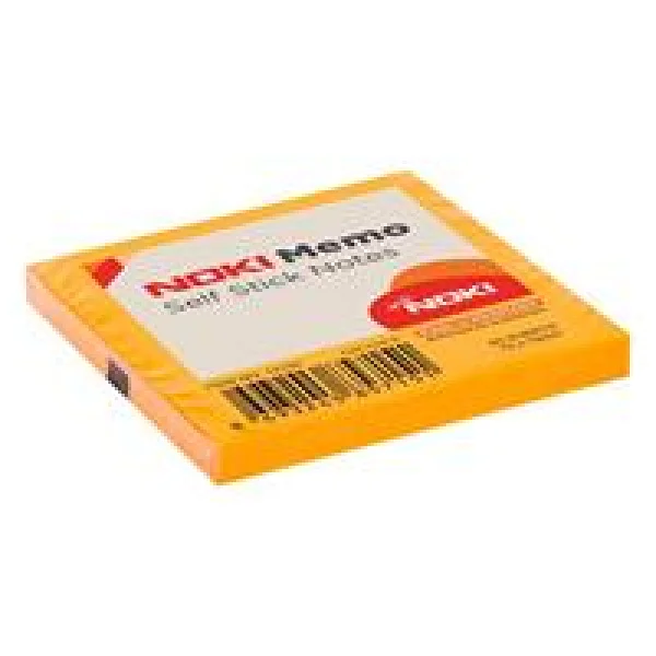 Noki Memo Yapışkanlı Not K. 75x75 12164 Turuncu - Görsel 2