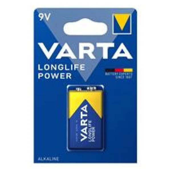 Varta Longlife Power 9v Alkalin Pil - Görsel 4