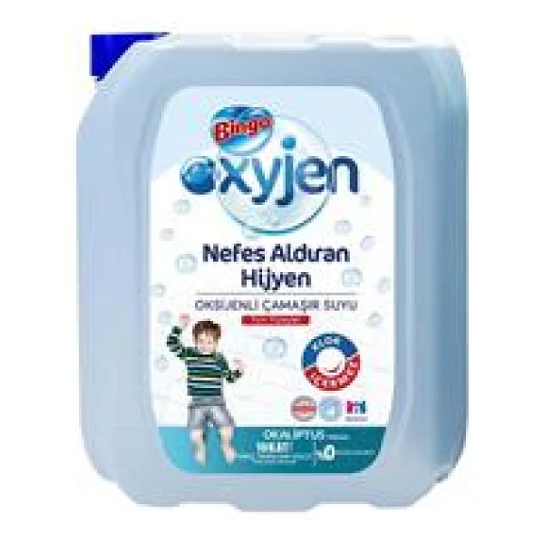 Bingo Oksijen Okaliptus Çamaşır Suyu 4 lt - Görsel 5