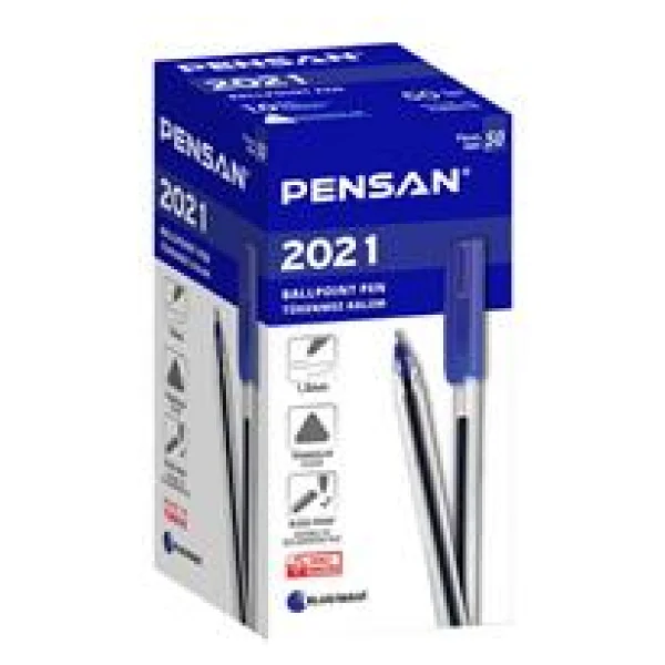 Pensan 1.0 Mm 50'li Üçgen Tükenmez Kalem - Görsel 2
