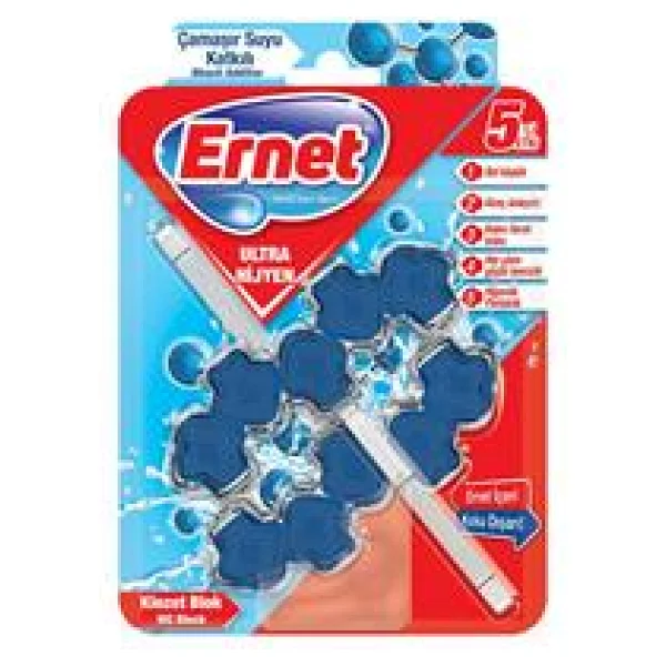 Ernet Ultra Hijyen Çamaşır Suyu Katkılı Wc Blok 2x50 Gr - Görsel 3