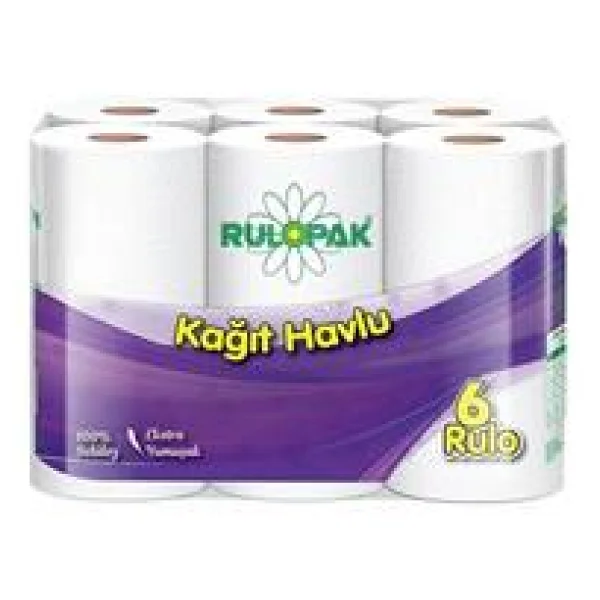 Rulopak Kağıt Havlu 2 Katlı 24'lü Paket - Görsel 4