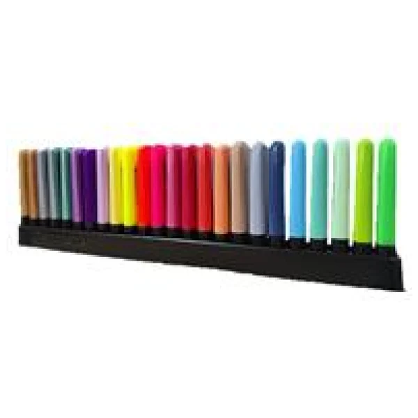 Penmark 6 Neon + 6 Pastel + 6 Tropik + 6 Simli 24'lü Fosforlu Kalem Seti - Görsel 3