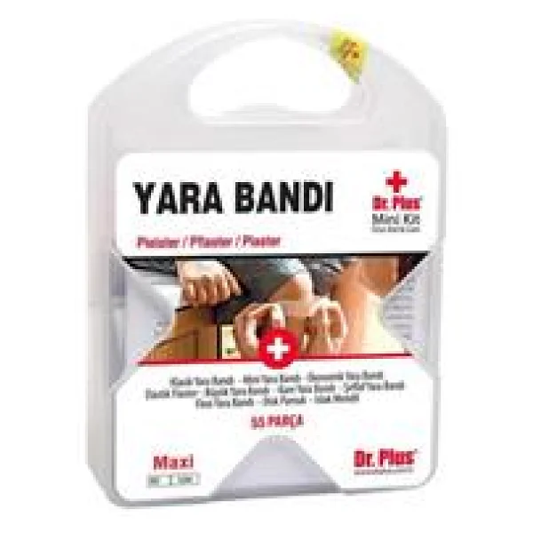 Dr Plus İlk Yardım & Bakım Kiti Yara Bandı 55 Parça - Görsel 3