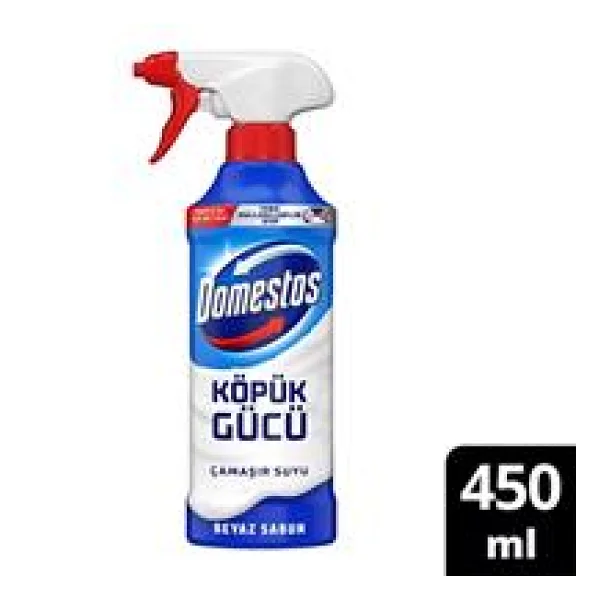 Domestos Çamaşır Sulu Köpük Beyaz Sabun Sprey 450 Ml - Görsel 4