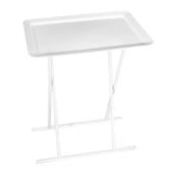 Adore Handy Mate Tepsili Katlanabilir Sehpa - Beyaz 52x66x32,5 Cm (Gxyxd) - Görsel 3