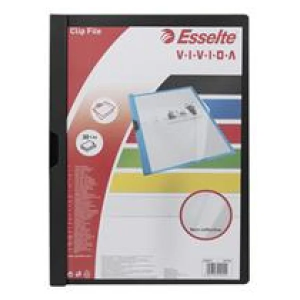 Esselte Vivida 5637 Siyah Sırttan Sıkıştırmalı Dosya - Görsel 4