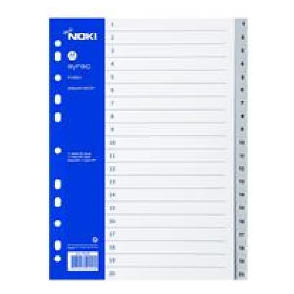 Noki 59220 1-20 Rakamlı Seperatör - Görsel 4