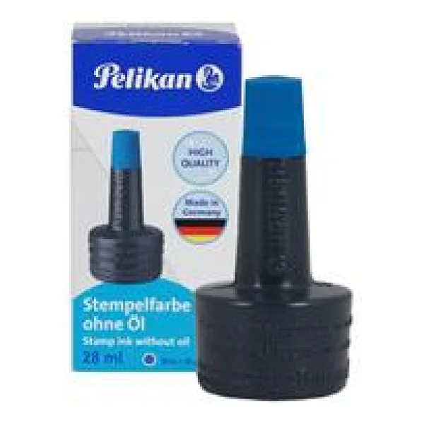 Pelikan Istampa Mürekkebi Mavi - Görsel 6