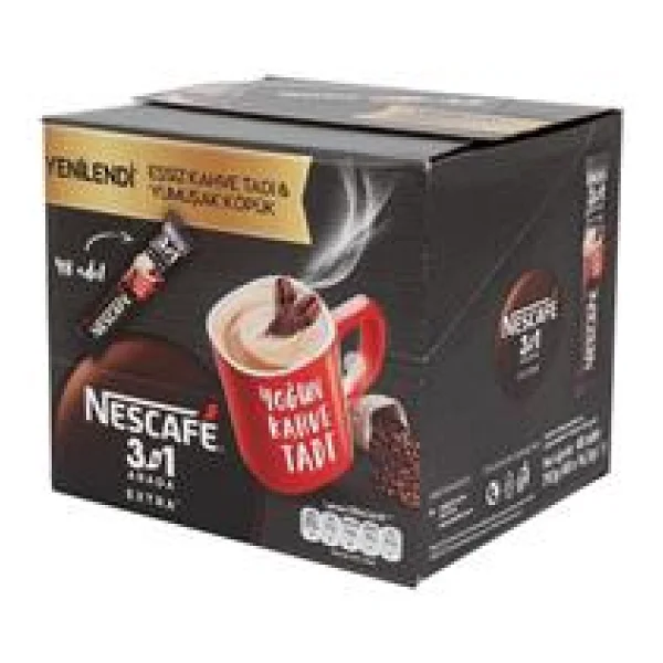 Nescafe Extra 3'ü 1 Arada 48x16.5 Gr - Görsel 8