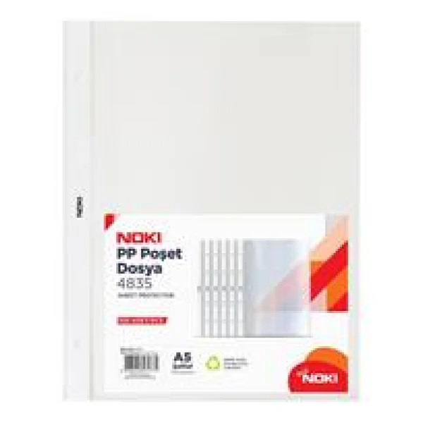 Noki 4835 A5 100'lü Poşet Dosya - Görsel 2