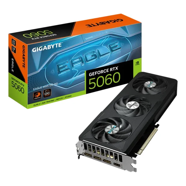 Gigabyte RTX 5060 Eagle Max Oc 8g Gv-N5060eaglemax Oc-8gd 128 Bit Gddr7 8 GB Ekran Kartı - Görsel 2
