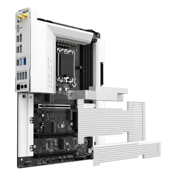 NZXT N7 Z890 N7-Z89XT-W1 Wi-Fi Intel LGA1851 DDR5 ATX Anakart - Görsel 3