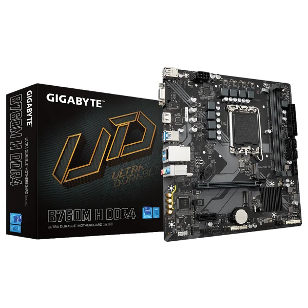Gigabyte B760M-H Intel LGA1700 DDR4 Micro ATX Anakart - Görsel 2