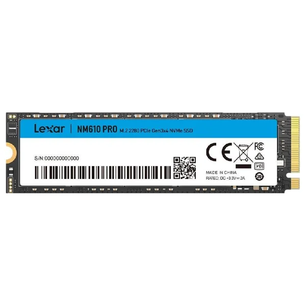 Lexar NM610PRO LNM610P001T-RNNNG PCI-Express 3.0 1 TB M.2 SSD
