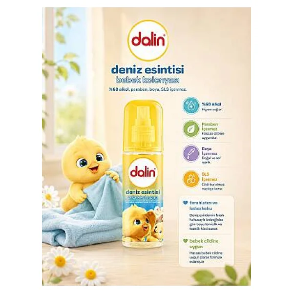 Dalin Deniz Esintisi Bebek Kolonyası 150 Ml - Görsel 4