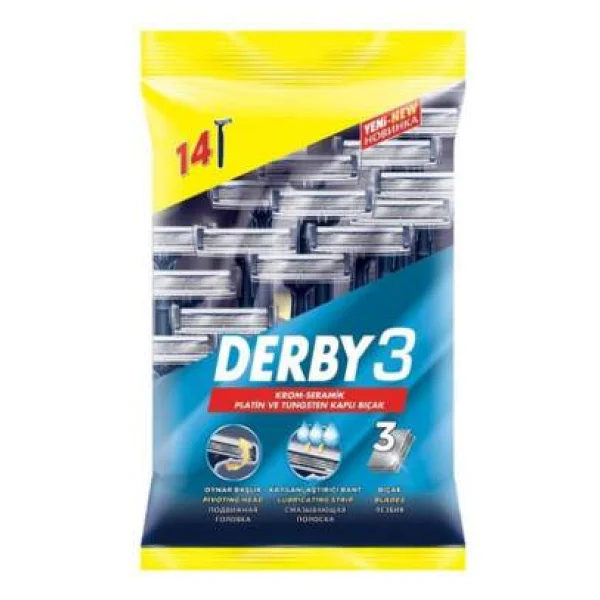 Derby Samurai 3 Kullan At 14'lü Tıraş Bıçağı - Görsel 3