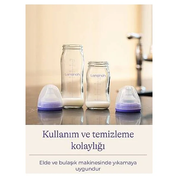 Lansinoh Naturalwave 160 Ml Cam Biberon - Görsel 6