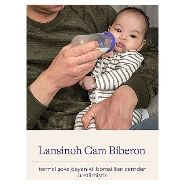 Lansinoh Naturalwave 160 Ml Cam Biberon - Görsel 4