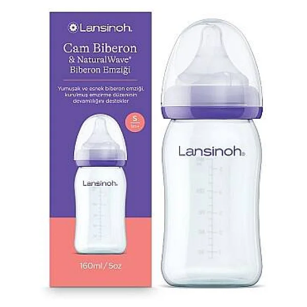 Lansinoh Naturalwave 160 Ml Cam Biberon - Görsel 2