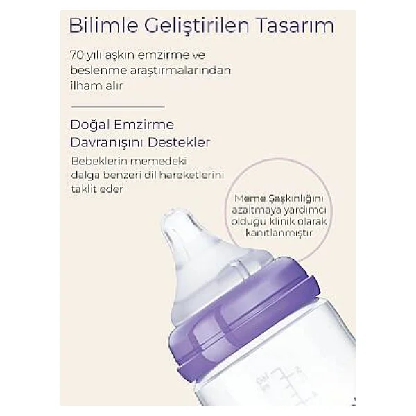 Lansinoh Naturalwave 240 Ml 2'li Biberon Seti - Görsel 8