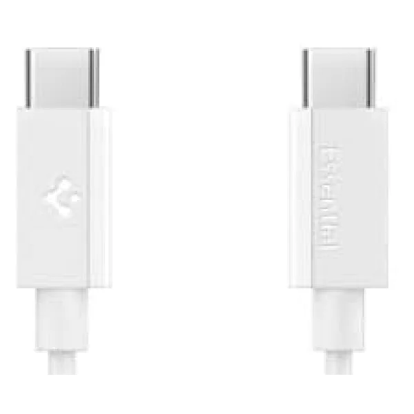 Spigen Aca08717 1 M Beyaz Type-C To Type-C Hızlı Şarj Kablosu - Görsel 3