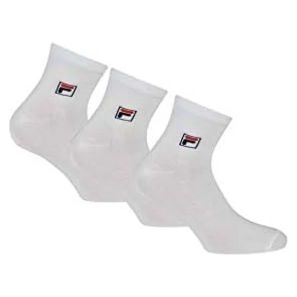 Fıla Quarter Socks Üniseks Yetişkin Çorap, Beyaz, 35-38 - Görsel 3