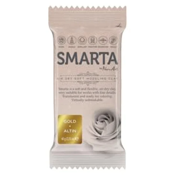 Smarta 60 Gr Metalik Altın Modelleme Hamuru - Görsel 3