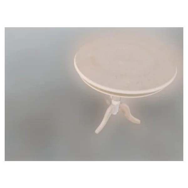 Fiskos 18218 Baba Ayak Klasik Model Ahşap Ihlamur Ağaç Ayak Ham Mdf Tabla El Yapı - Görsel 7