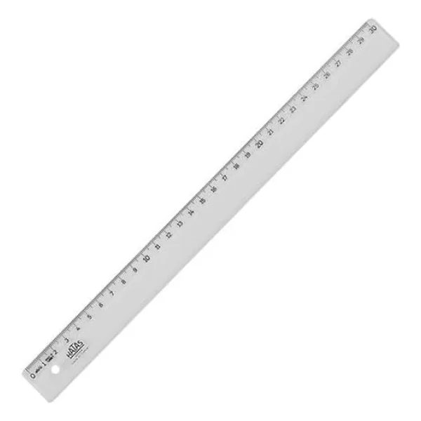 Hatas Ekonomik Öğrenci Cetveli Şeffaf 30 Cm - Görsel 3
