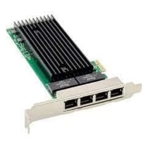 Intel 82576EB PCI-E X1 4 bağlantı noktalı RJ45 Gigabit ağ kartı 10/100/1000 Mbps - Görsel 2