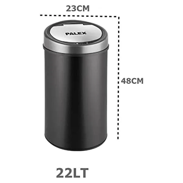 Palex Sp-22 Sensörlü Çöp Kovası 22 Litre - Görsel 2