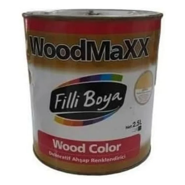 Filli Boya Woodmaxx Ahşap Renkl. Açık Meşe 2.5 Lt - Görsel 2