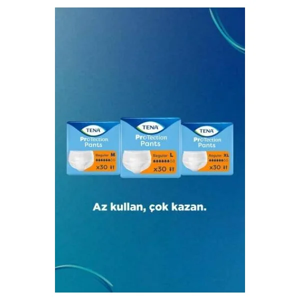 Tena Emici Külot Regular 6 Damla Orta Boy M 30'lu 2 Adet Hasta Bezi - Görsel 5