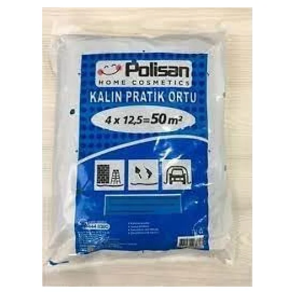 POLİSAN kalın pratik eşya.mobilya zamin koruma örtüsü (10 m2) - Görsel 3