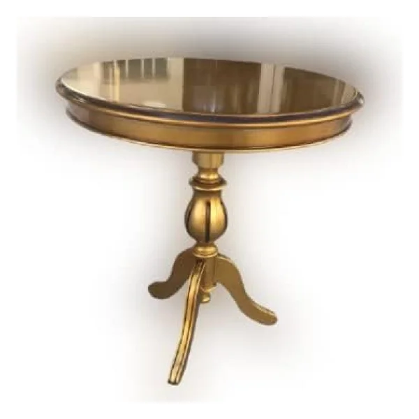 Fiskos 17379 Baba Ayak Model Parlak Kayın Arslan Ayak Mdf Parlak Gold El Yapım - Görsel 4