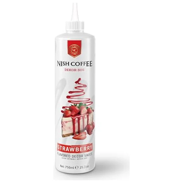 Nish Çilek Aromalı Dekor Sos 750 gr - Görsel 10