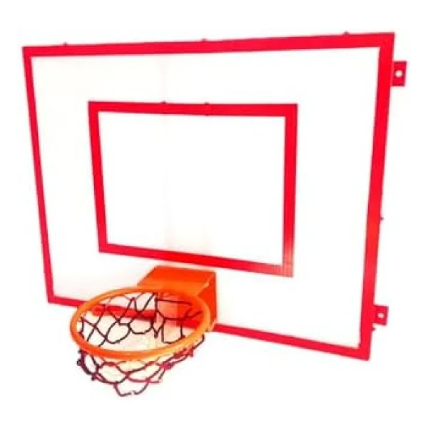 Adelinspor Mini Basketbol Potası 80 x 100 cm 10 mm Beyaz - Görsel 8