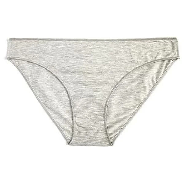 Koton Kadın Normal Bel Brief Külot, Gri Melanj, S - Görsel 8