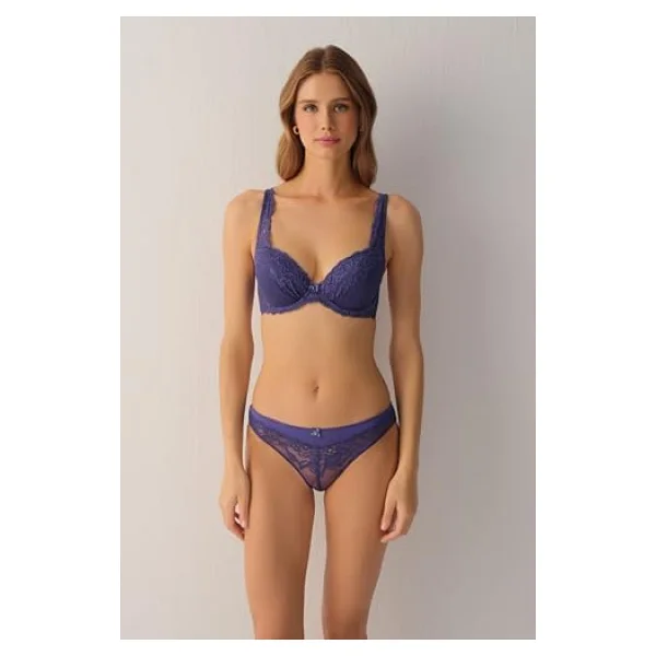 Suwen Latte Slip Dantelli Külot - Görsel 3
