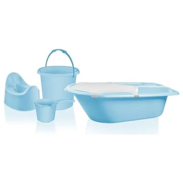Tuffex 5'li Banyo Tuvalet Seti Mavi - Görsel 4