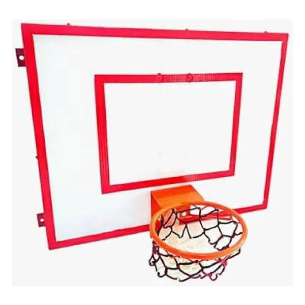 Adelinspor Mini Basketbol Potası 80 x 100 cm 10 mm Beyaz - Görsel 7