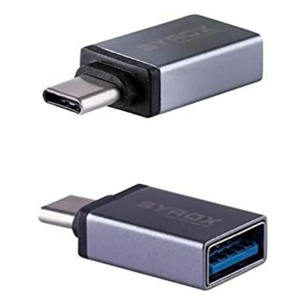 SYROX Type C USB 3.1 to USB 3.0 Dönüştürücü OTG Çevirici Adaptör Metal MacBook, iPad Air 2020, iPad Pro, Surface Pro, XPS ve Daha Fazlası ile Uyumlu- USB to USB C Adapter, Up 5Gbps - Görsel 2