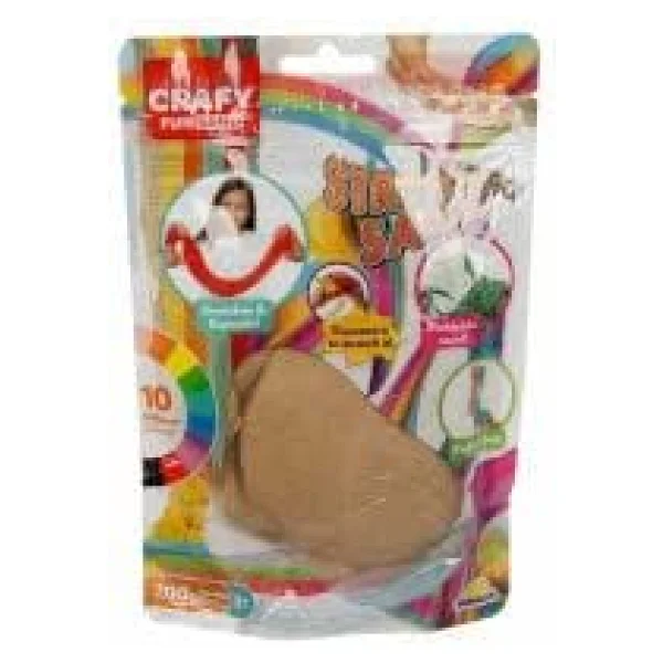 Crafy Streç Naturel Oyun Kumu 200 Gr - Görsel 2
