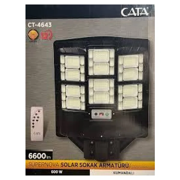 Cata Supernova Ct-4643 600 W Sensörlü Güneş Enerjili Projektör - Görsel 5