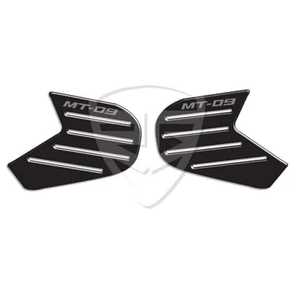 Yamaha Mt 09 Tank Pad Depo Kapak Pad Yan Pad Komple Set Gri Siyah - Görsel 8