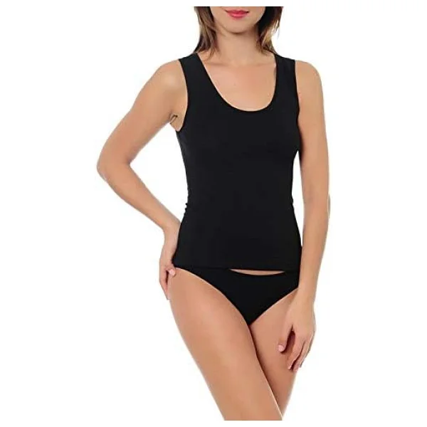 Kom Singlet Kalın Askılı Atlet - Görsel 9