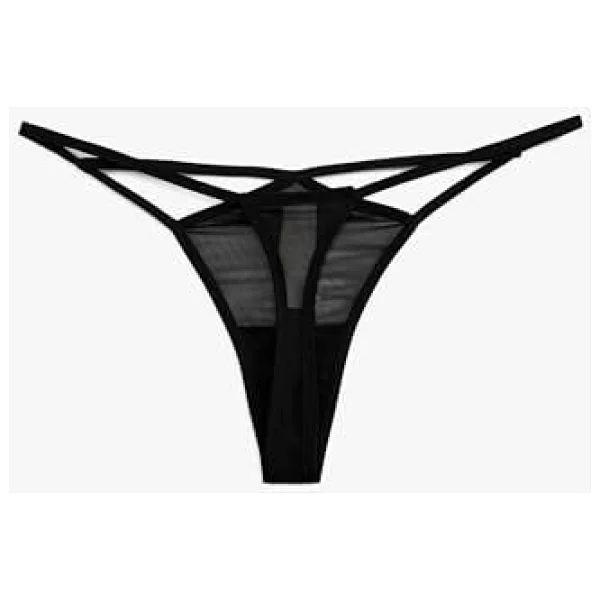 Koton Transparan Tül String Külot - Görsel 2