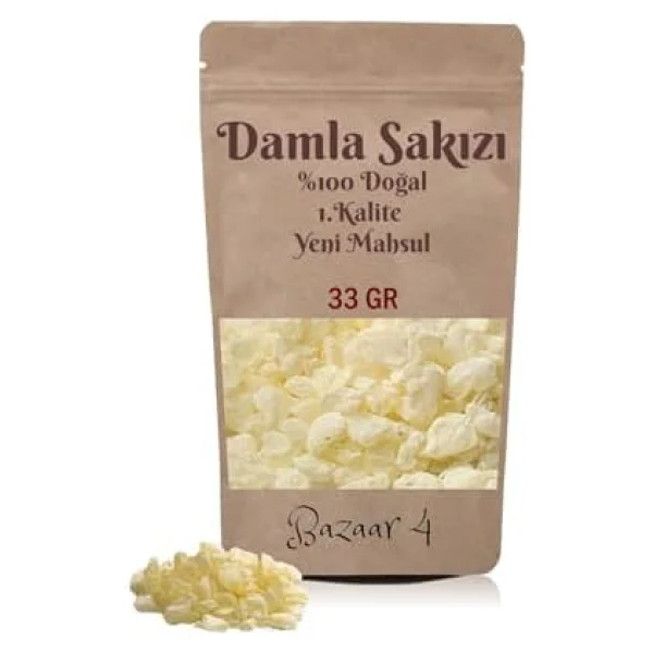 Bazaar 4 Korakis Damla Sakızı 33 Gr Orta Boy Taneli - Görsel 5