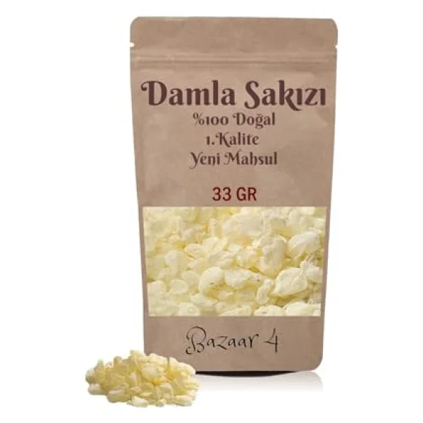 Bazaar 4 Korakis Damla Sakızı 33 Gr Orta Boy Taneli - Görsel 9